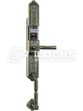 Биометрический электронный замок для двери F5100 Antique bronze